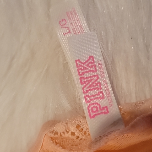 NWOT Victoria's Secret PINK Floral Lace Bralettee. Pretty PEACH 🍑 colored! - Picture 6 of 7